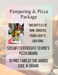 Pampering & Pizza Package 202//261